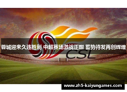蓉城迎来久违胜利 中超赛场激战正酣 蓄势待发再创辉煌 蓉城迎来久违胜利 中超赛场激战正酣 蓄势待发再创辉煌